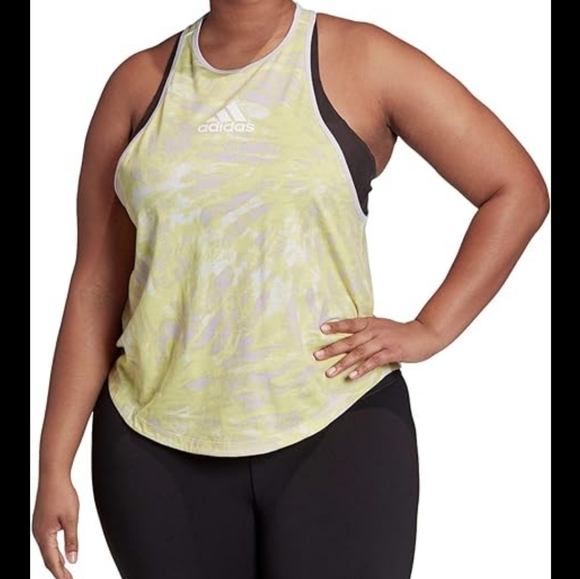 2X Adidas Racerback Tank - Picture 1 of 7